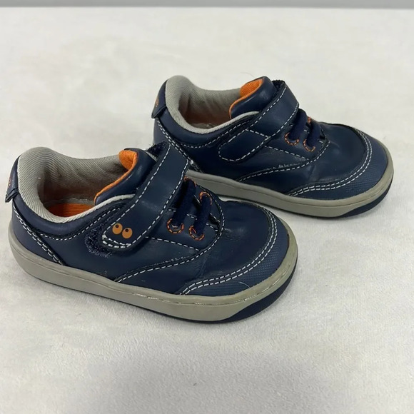 Baby Toddler Boys' Surprize by Stride Rite Navy Arthur Sneakers size 4 - Picture 2 of 7